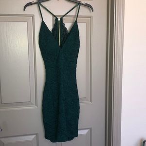 Beautiful Winter Green Formal Dress